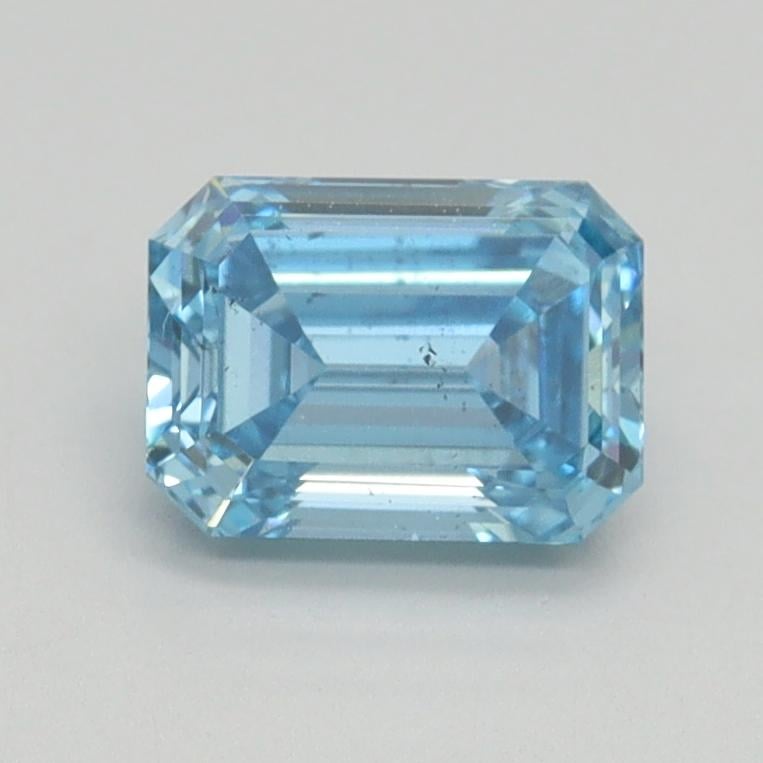 1.00 Ct. Fancy Intense Blue Emerald Lab Grown Diamond