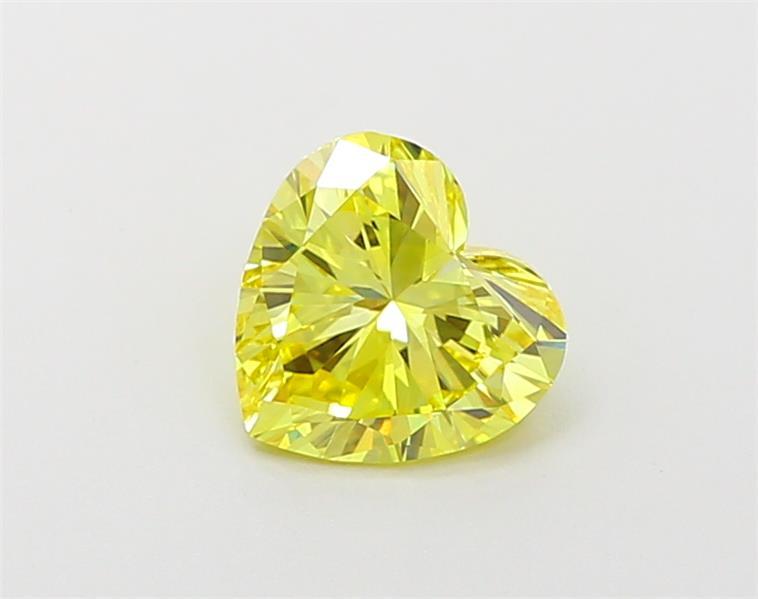 1.06 Ct. Fancy Vivid Yellow Heart Lab Grown Diamond