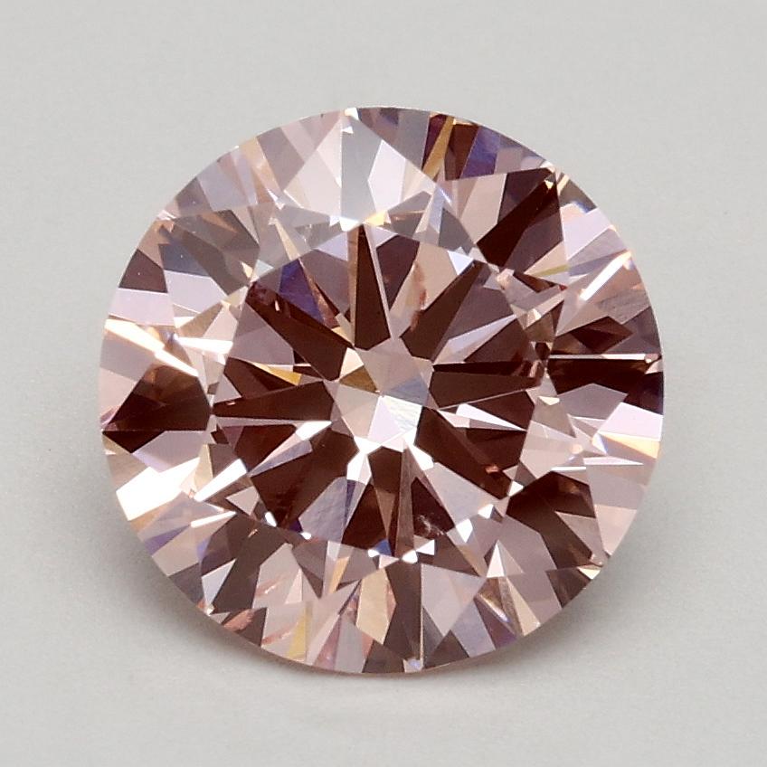 1.50 Ct. Fancy Intense Pink Round Lab Grown Diamond