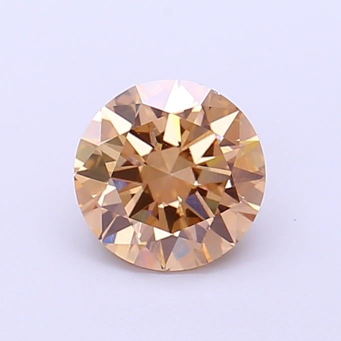 1.11 Ct. Fancy Light  Brown Round Lab Grown Diamond