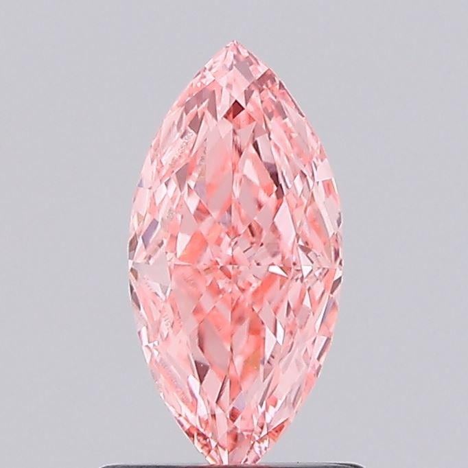 0.76 Ct. Fancy Vivid  Pink Marquise Lab Grown Diamond