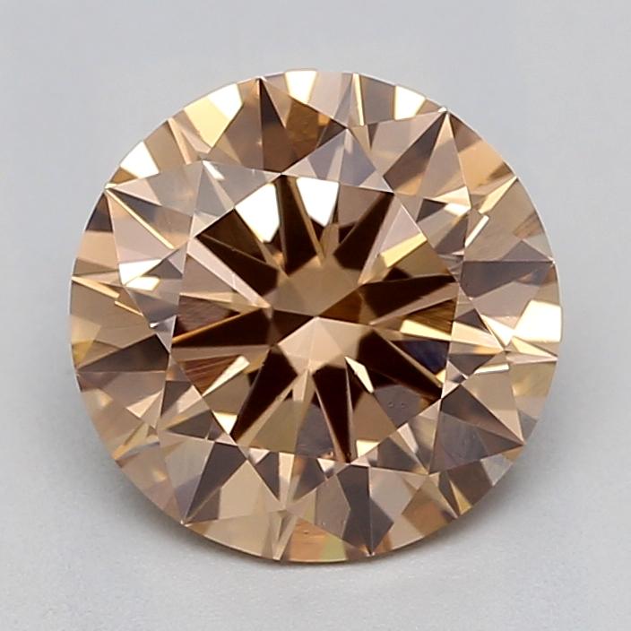 1.35 Ct. Fancy  Brown Round Lab Grown Diamond