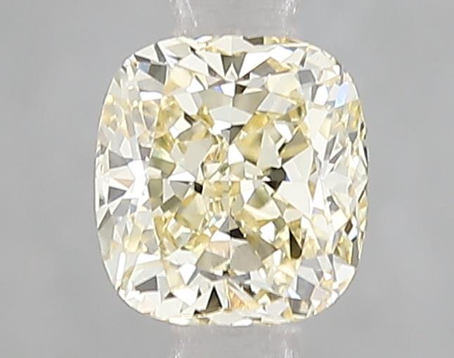 1.01 Ct. Fancy Light Yellow Cushion Lab Grown Diamond