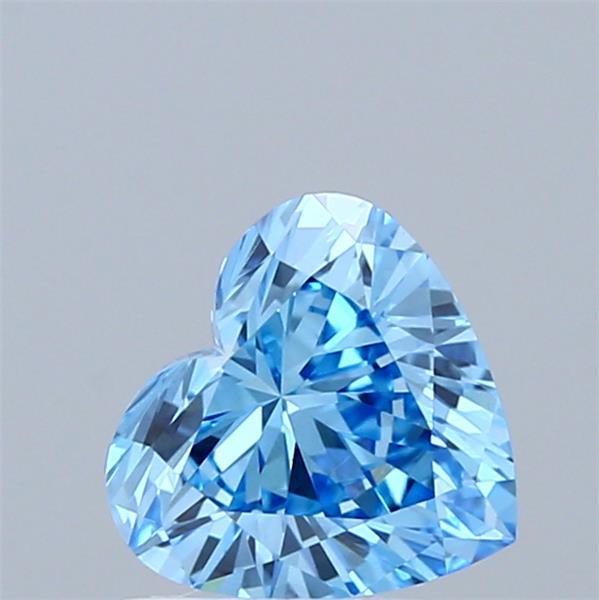 0.93 Ct. Fancy Vivid Blue Heart Lab Grown Diamond