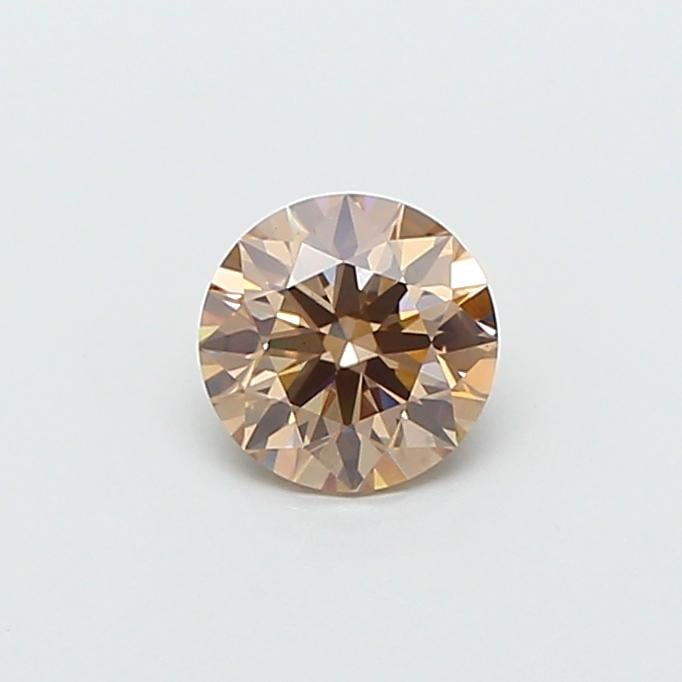 1.08 Ct. Fancy Light  Brown Round Lab Grown Diamond