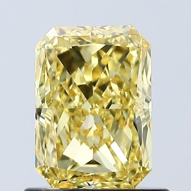 1.00 Ct. Fancy Vivid Yellow Radiant Lab Grown Diamond