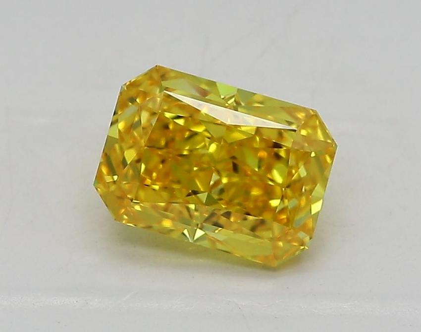 1.04 Ct. Fancy Vivid Yellow Radiant Lab Grown Diamond
