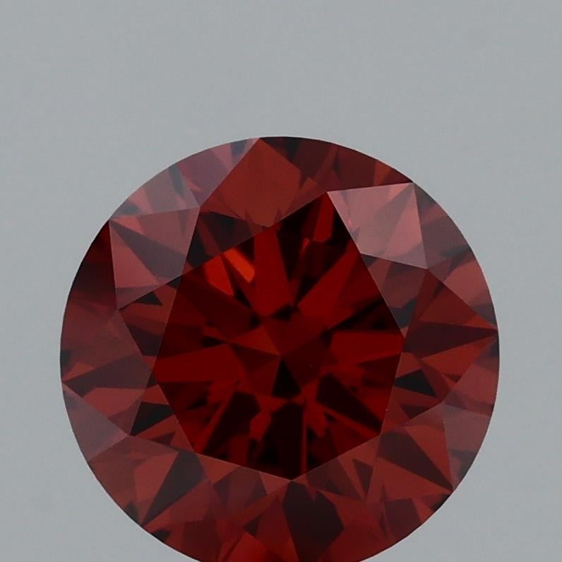 1.54 Ct. Fancy Vivid Orange Round Lab Grown Diamond