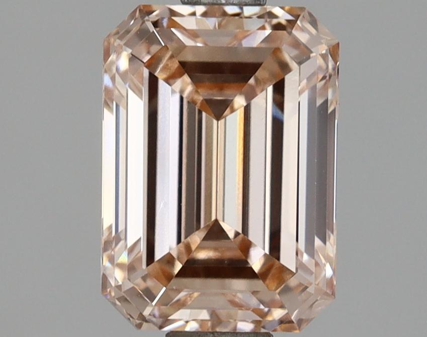2.01 Ct. Fancy Orangy Pink Emerald Lab Grown Diamond