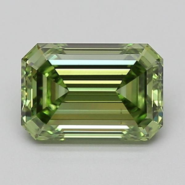 1.52 Ct. Fancy Vivid Green Emerald Lab Grown Diamond