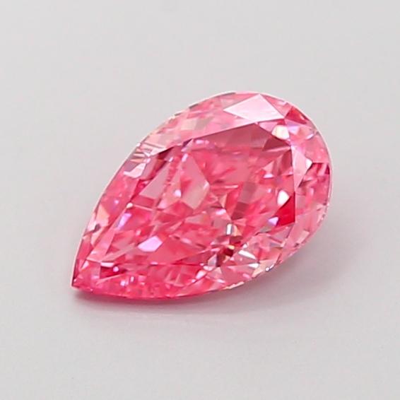1.05 Ct. Fancy Vivid  Pink Pear Lab Grown Diamond