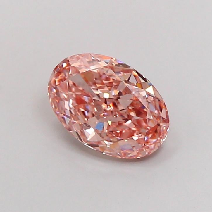 2.03 Ct. Fancy Intense Brownish Pink Oval Lab Grown Diamond