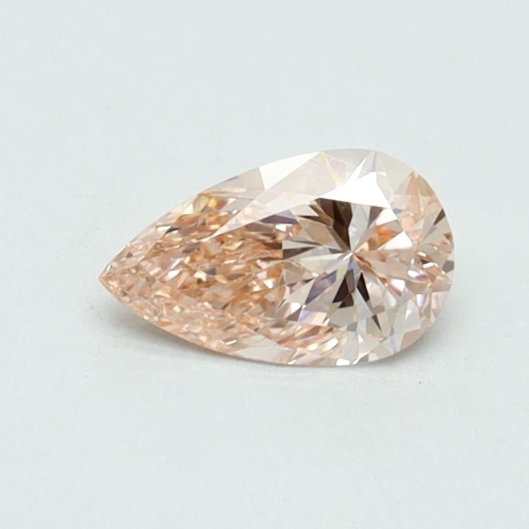 0.47 Ct. Fancy Intense Pink Pear Lab Grown Diamond