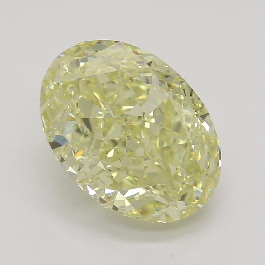 1.90 Ct. Fancy Light Yellow Oval Diamond