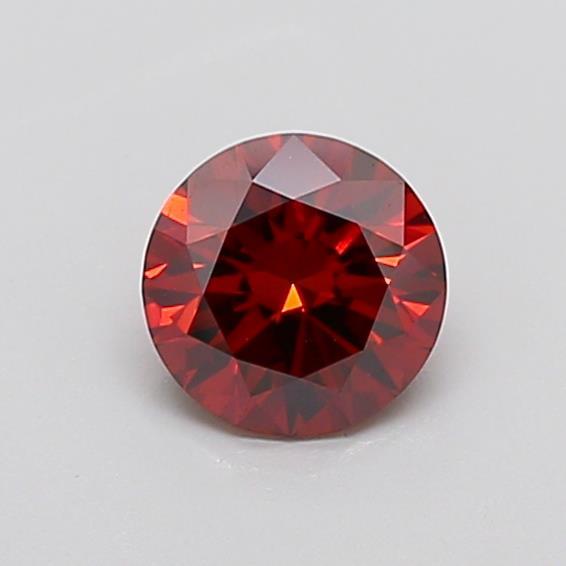 1.00 Ct. Fancy Deep  Orange Round Lab Grown Diamond