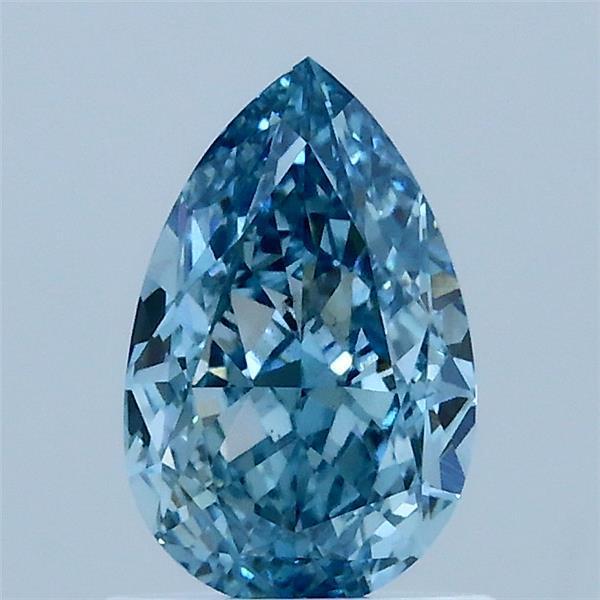 1.10 Ct. Fancy Vivid Blue Pear Lab Grown Diamond