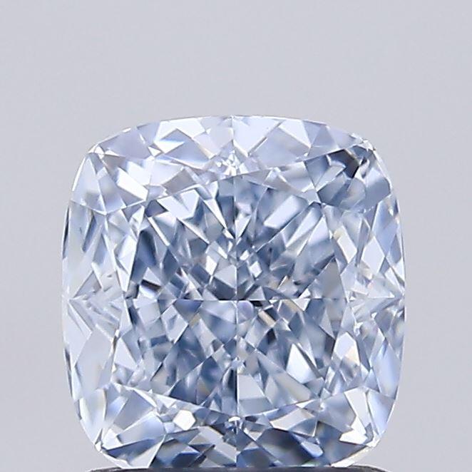 1.15 Ct. Fancy  Blue Cushion Lab Grown Diamond