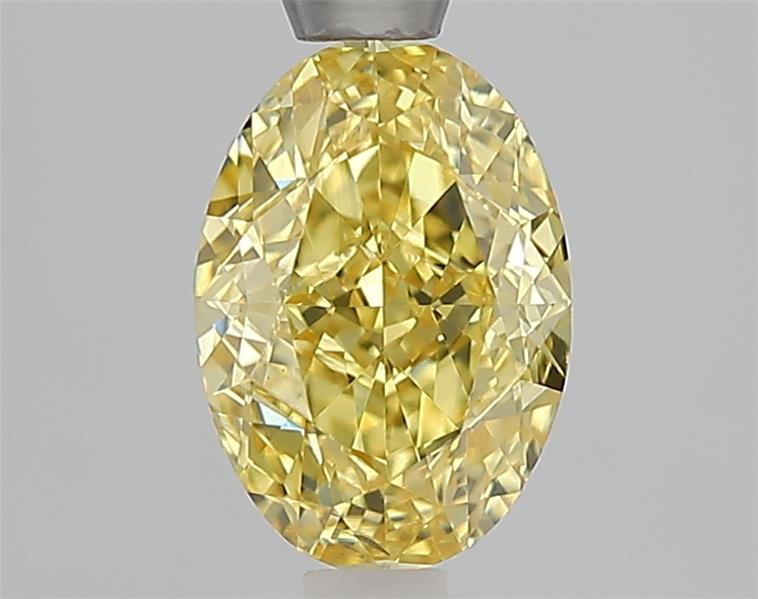 1.55 Ct. Fancy Intense Yellow Oval Lab Grown Diamond