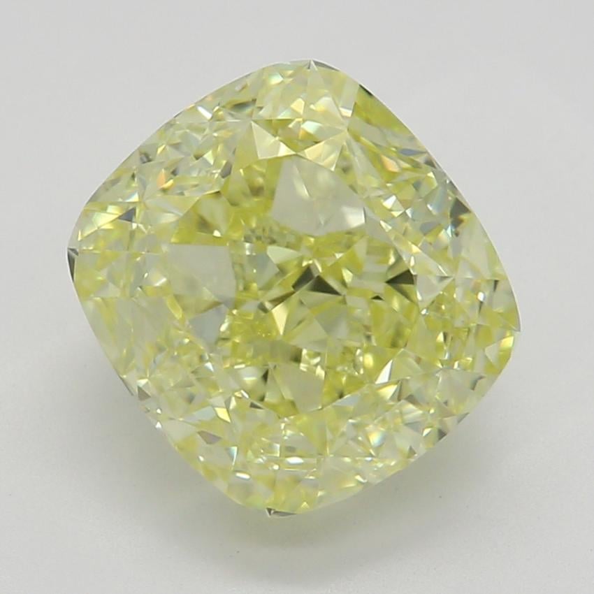 2.02 Ct. Fancy Yellow Cushion Diamond