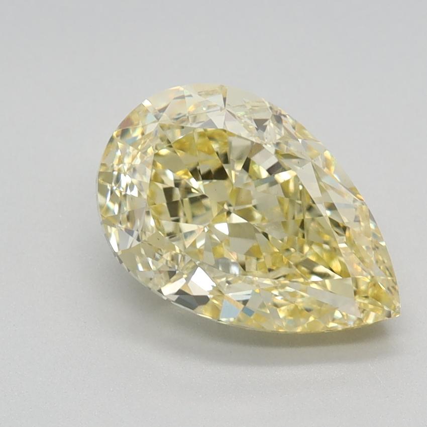 2.26 Ct. Fancy Intense Yellow Pear Lab Grown Diamond