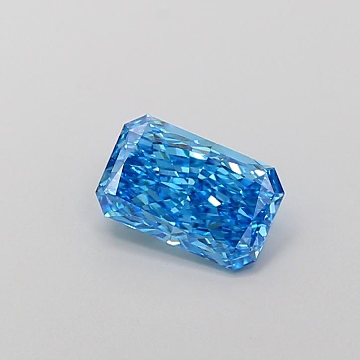 1.00 Ct. Fancy Vivid Blue Radiant Lab Grown Diamond
