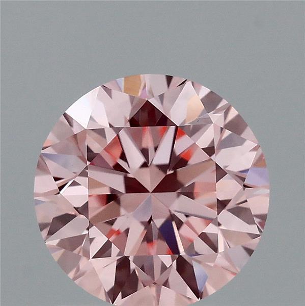 1.58 Ct. Fancy Intense Pink Round Lab Grown Diamond