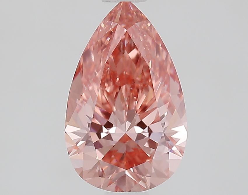1.02 Ct. Fancy Vivid Pink Pear Lab Grown Diamond