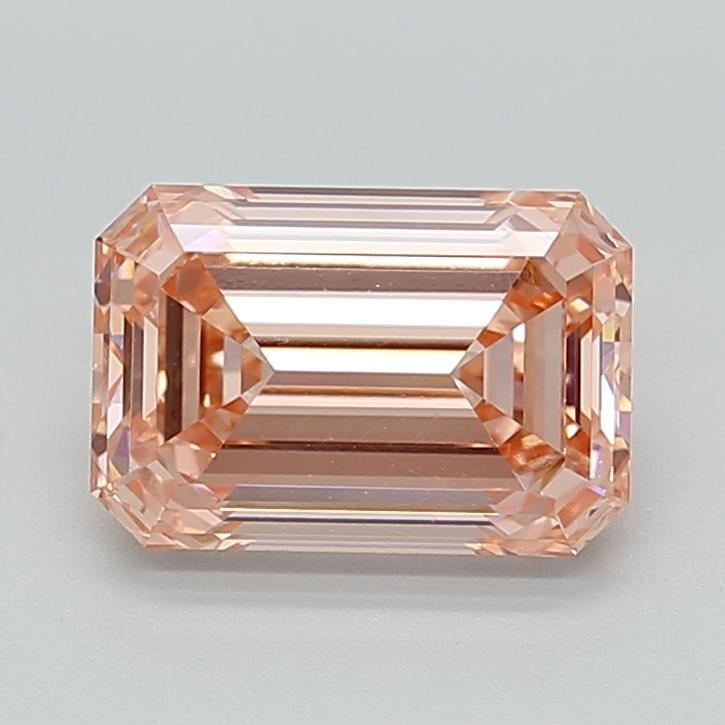 3.06 Ct. Fancy Intense  Pink Emerald Lab Grown Diamond