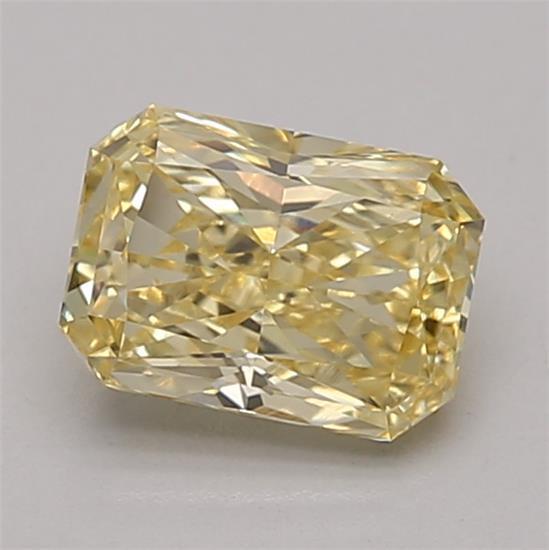 0.92 Ct. Fancy Intense Yellow Radiant Lab Grown Diamond