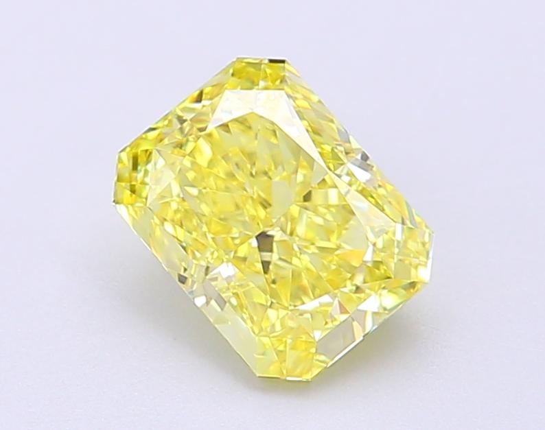 1.52 Ct. Fancy Intense  Yellow Radiant Lab Grown Diamond