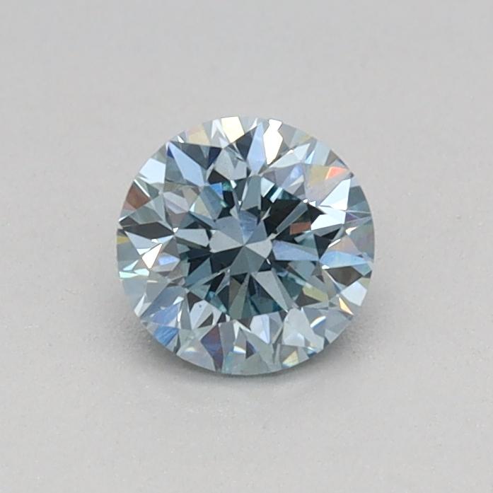 0.33 Ct. Fancy Intense Blue Round Lab Grown Diamond