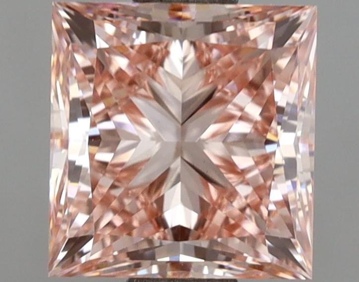 2.00 Ct. Fancy Intense Pink Princess Lab Grown Diamond