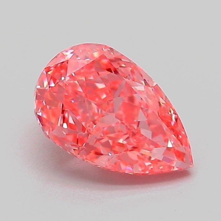 1.08 Ct. Fancy Vivid Pink Pear Lab Grown Diamond