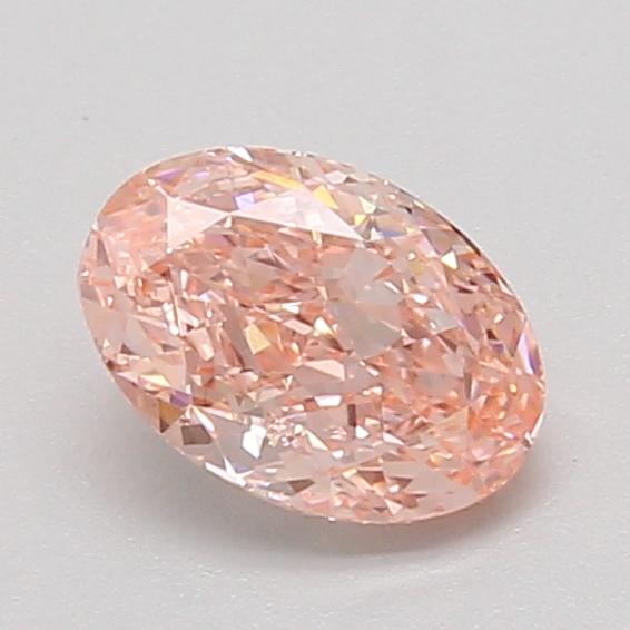 1.06 Ct. Fancy Vivid Pink Oval Lab Grown Diamond