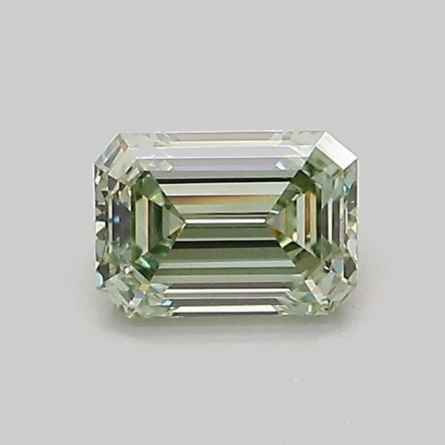 0.54 Ct. Fancy Intense Green Emerald Lab Grown Diamond