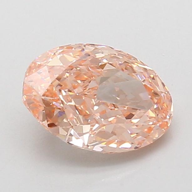 1.52 Ct. Fancy Vivid Pink Oval Lab Grown Diamond