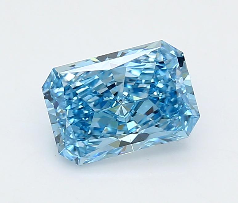 1.52 Ct. Fancy Vivid  Blue Radiant Lab Grown Diamond