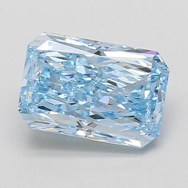 1.84 Ct. Fancy Vivid Blue Radiant Lab Grown Diamond
