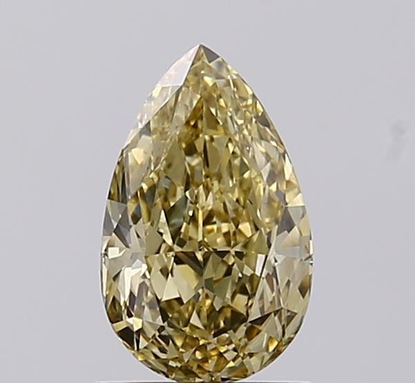 1.08 Ct. Fancy  Yellow Pear Lab Grown Diamond