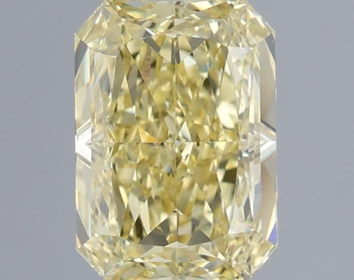 1.59 Ct. Fancy  Yellow Radiant Lab Grown Diamond