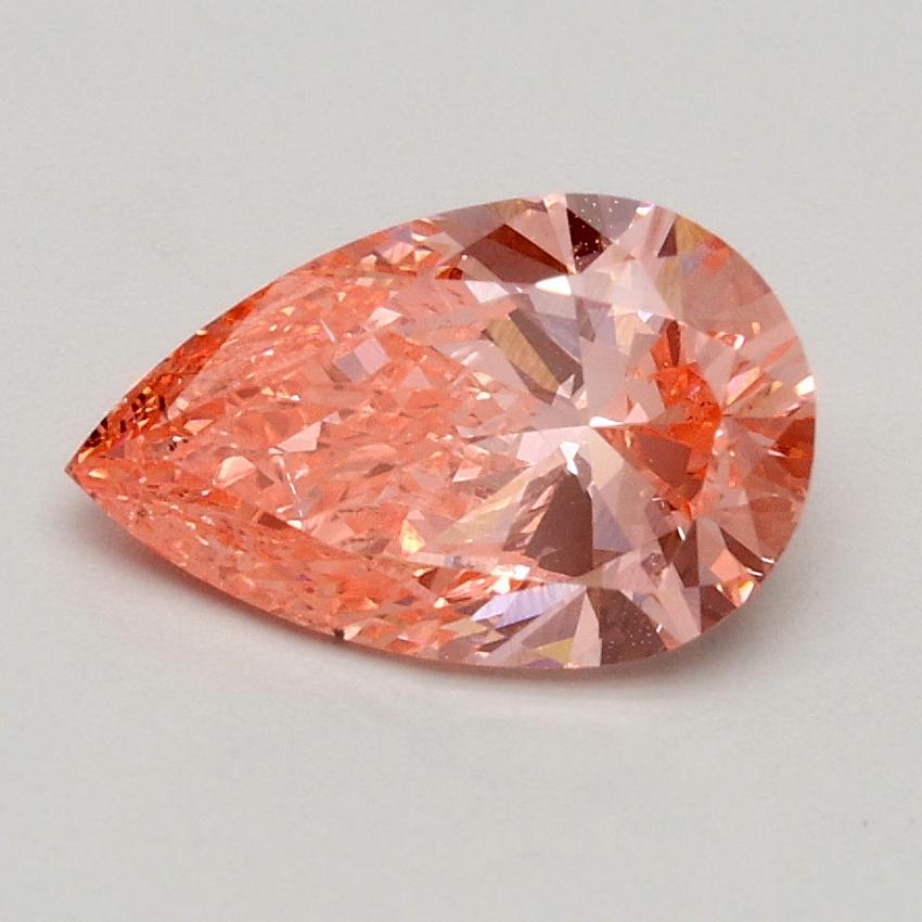 1.00 Ct. Fancy Vivid Pink Pear Lab Grown Diamond