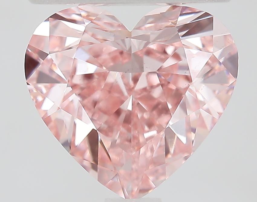 1.90 Ct. Fancy Vivid Pink Heart Lab Grown Diamond