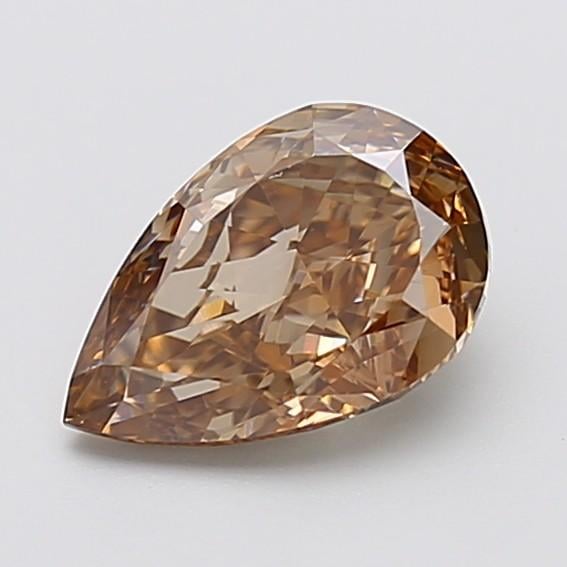 1.87 Ct. Light Brown Pear Lab Grown Diamond