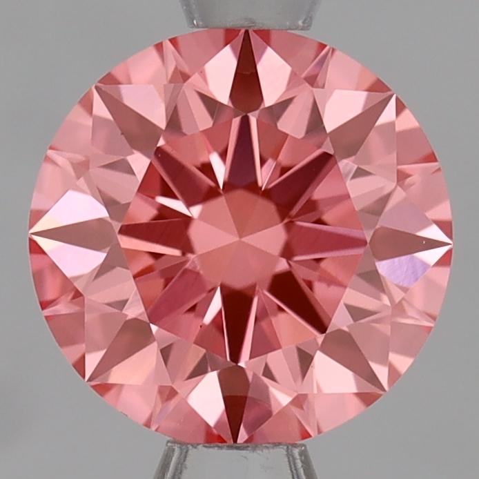 1.07 Ct. Fancy Vivid Pink Round Lab Grown Diamond