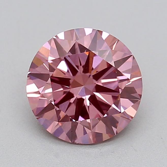 1.17 Ct. Fancy Vivid Pink Round Lab Grown Diamond