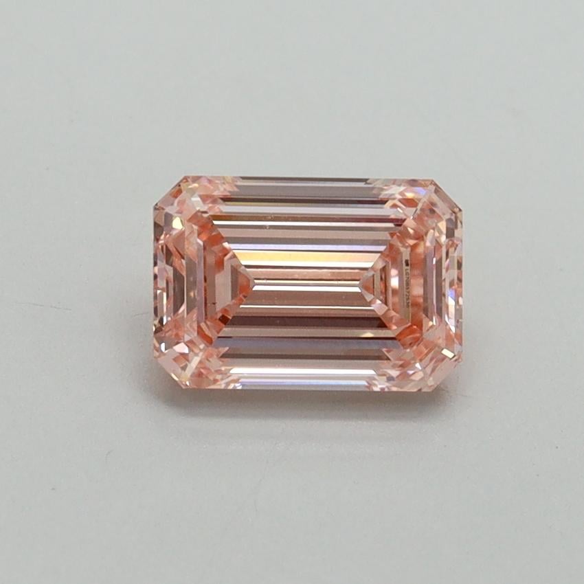 1.06 Ct. Fancy Intense Pink Emerald Lab Grown Diamond