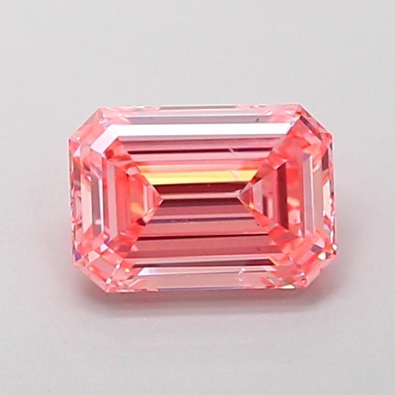 1.22 Ct. Fancy Vivid Pink Emerald Lab Grown Diamond