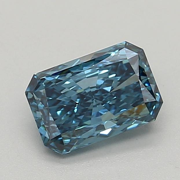 1.53 Ct. Fancy Vivid  Blue Radiant Lab Grown Diamond