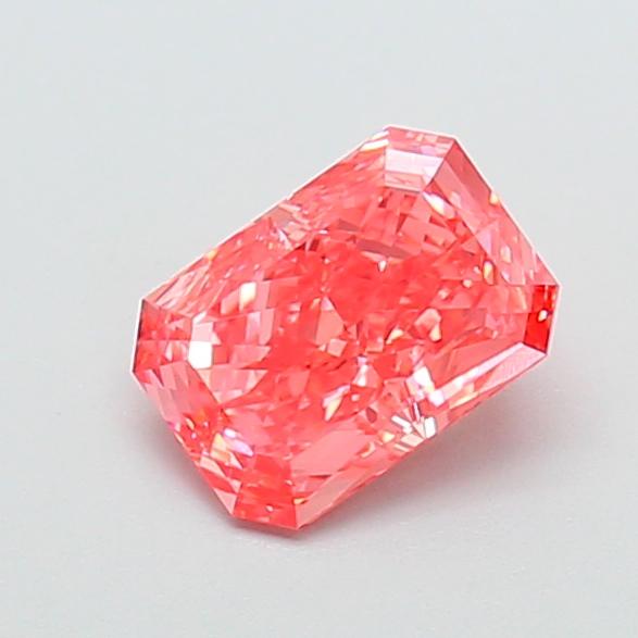 1.64 Ct. Fancy Vivid Pink Radiant Lab Grown Diamond