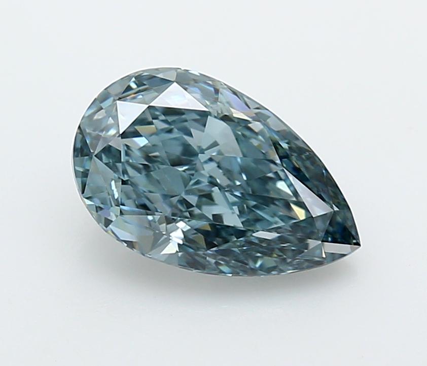 2.06 Ct. Fancy Vivid  Blue Pear Lab Grown Diamond